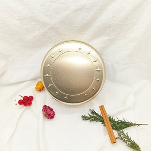 Eco-Friendly Custom Luxury Printed Round Tinplate Cookie Candy Storage Box For Gift Coffee <strong>Tea</strong> Packaging Food Grade Cookie Tin - Product Image 3