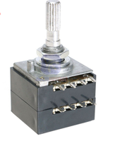 Potentiomètre rotatif 100K LOG ALPS RH2702 Contrôle du volume audio Pot stéréo avec Loudness L
