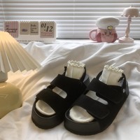 Nouvelles sandales plates décontractées d'été pour femmes avec semelle épaisse, légères et tendance, design double usage