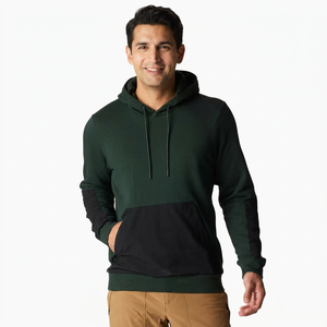 Sweat à capuche pour homme le plus vendu, design à carreaux confortable, tricoté, prix raisonnable, faible MOQ, promotion exceptionnelle - Product Image 1