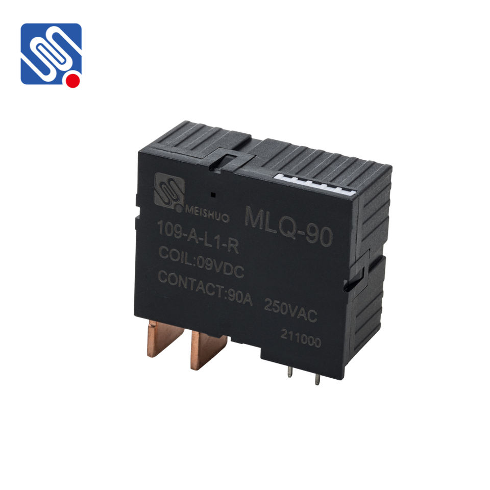 Meishuo MLC 90A DC9V Latching Relays Miniature 24V Power Relay PCB New Energy Smart Capacitor Relay 12V Power Meter Industrial
