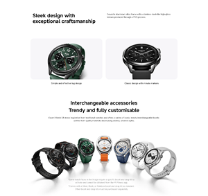 Xiaomi Đồng hồ S4 <span class=keywords><strong>Android</strong></span> & <span class=keywords><strong>iOS</strong></span> Smartwatch AMOLED hiển thị da & nhôm ban nhạc 4G GPS máy ảnh thể dục không dây mới không thấm nước - Product Image 3