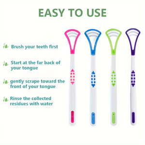 Brosse de Nettoyage de <span class=keywords><strong>Langue</strong></span> en Plastique 18cm*2.9cm – Source Fabricant – <span class=keywords><strong>Grattoir</strong></span> à <span class=keywords><strong>Langue</strong></span> Double Face en Silicone avec Brosse - Product Image 3