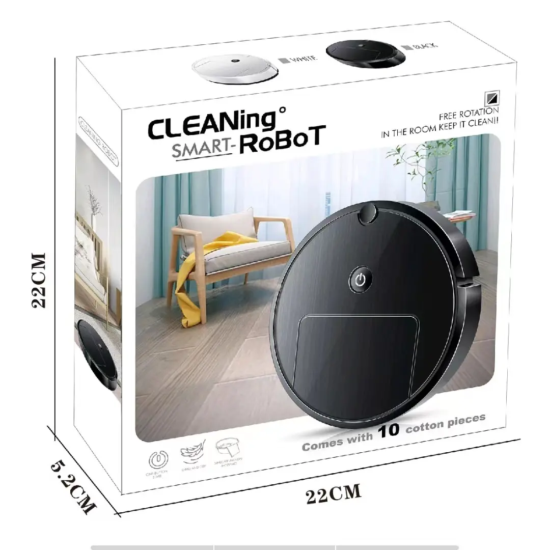 New Robot Vacuum Cleaner Install The Battery Automatic Cleaner Lazy Single Mop Household Use robotic vacuum cleaner