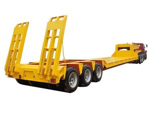 <span class=keywords><strong>Venta</strong></span> Directa de Fábrica: Semirremolque de Cama Baja con Cuello de Cisne para Trabajo Pesado, Carga Máxima de 150 Toneladas, Remolque para Camión - Product Image 2