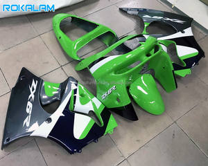 Kit de Carenado para <span class=keywords><strong>Kawasaki</strong></span> <span class=keywords><strong>Ninja</strong></span> <span class=keywords><strong>ZX6R</strong></span> 98 <span class=keywords><strong>99</strong></span> ABS, ZX-6R 1998 1999 ZX636, Verde, Piezas de Repuesto para Motocicleta - Product Image 1
