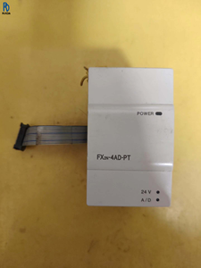 Módulo PLC FX2N-4AD-PT, Módulo de Entrada Analógica, Fuente de Alimentación de 24V, Entrada A/D, Módulo de Control Industrial, Controlador Lógico Programable - Product Image 1