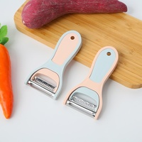 2-in-1 Fruit- en groenteschiller PP-schrapers Planer Julienne-snijder Keukenhulpstuk voor twee doeleinden