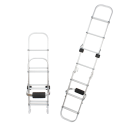 Scala posteriore hiace per camper da esterno pieghevole in acciaio inossidabile in lega di alluminio - Product Image 6