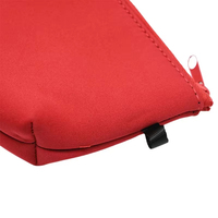 Pochette cosmétique en néoprène durable de couleur unie personnalisée, étui à cosmétiques, trousse de maquillage avec fermeture éclair