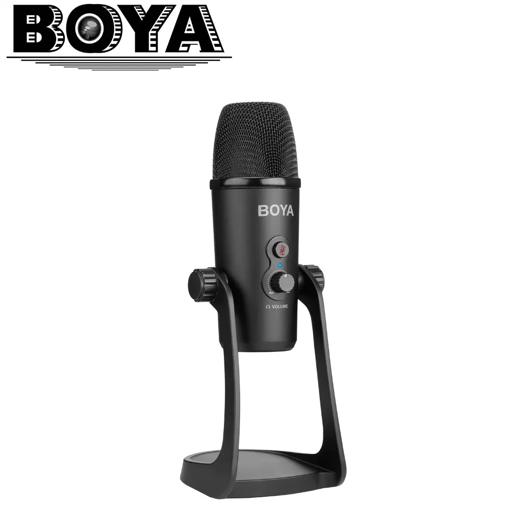 BOYA BY-PM700 USB הקבל מיקרופון גמיש קוטב דפוס מיקרופון עבור Windows ו-mac מחשב הקלטת ראיון Conferen