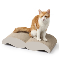 Lit grattoir pour chat en carton ondulé en forme de vague, canapé-lit pour chats