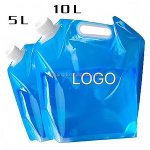 <span class=keywords><strong>Bolsa</strong></span> <span class=keywords><strong>de</strong></span> <span class=keywords><strong>Agua</strong></span> Plegable <span class=keywords><strong>de</strong></span> Gran Capacidad, Grado Alimenticio, <span class=keywords><strong>de</strong></span> Polietileno, 5L, Portátil, para Exteriores, con Boquilla para <span class=keywords><strong>Agua</strong></span> - Product Image 4