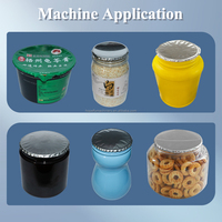 Offre Spéciale produit Machine à emballer linéaire de thermoscellage de film de petit pain de 6 têtes pour la bouteille en plastique de PE d'ANIMAL FAMILIER
