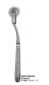 เครื่องกระตุ้นประสาทสัมผัสแบบหมุนโลหะ Wartenberg แบบใช้มือถือ ได้รับการรับรองมาตรฐาน CE สำหรับการกระตุ้น - Product Image 2