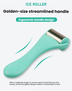 Offre Spéciale : Rouleau de Massage Facial en Métal Glacé, Outil Rafraîchissant en Acier Inoxydable, <span class=keywords><strong>Dermaroller</strong></span> Anti-Rides, Kit de Beauté Faciale pour Salon - Product Image 3