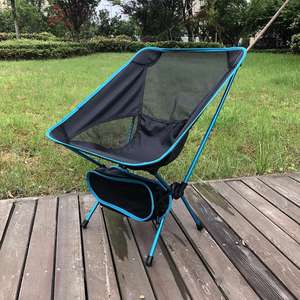 Chaise pliante de camping et de pêche en aluminium 7075 légère à dossier haut personnalisée pour adultes, voyages en plein air - Product Image 6