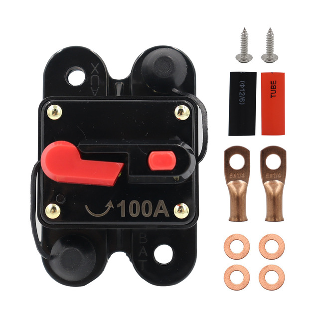 QJ Smart Moulded Circuit Breaker for Solar Power System DC Protection with Overload Protection 30A-300A 12V/24V