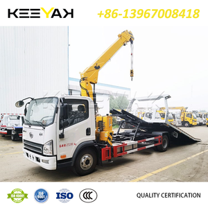 Bán nóng faw trượt nền tảng người phá hủy kéo xe tải Boom Arm <span class=keywords><strong>Crane</strong></span> xe tải với phẳng đấm tấm xe tải gắn cẩu để bán - Product Image 3
