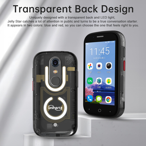 8849 Unihertz Jelly Star Smartphone Super Mini da 2000mAh, 8GB 256GB, NFC, Dimensioni di una Scheda, Android <span class=keywords><strong>13</strong></span> - Product Image 3