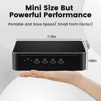 Partaker Mini PC 11e génération Win 11 Core I9 11900 I7 11700 I5 11400 Ordinateur de jeu de bureau Linux HTPC