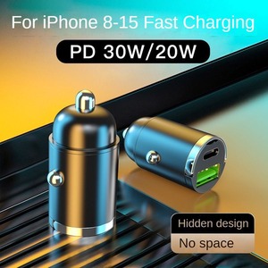 <span class=keywords><strong>Caricabatterie</strong></span> da Auto Mini 100W 66W, Ricarica Rapida per <span class=keywords><strong>iPhone</strong></span> QC3.0, Mini PD <span class=keywords><strong>USB</strong></span> Tipo <span class=keywords><strong>C</strong></span> per Xiaomi Samsung Huawei - Product Image 3