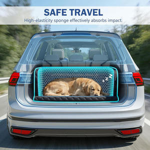 Housse de siège auto pour chien, tapis de coffre pour SUV, housse de coffre pour animaux avec coussin, tapis de protection antidérapant pour siège arrière de chien, rembourré pour berlines - Product Image 4