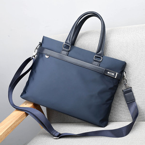 Bockles Porte-documents d'affaires pour homme 14 pouces en tissu Oxford imperméable, sacoche pour ordinateur portable, sac à bandoulière, sac de voyage - Product Image 2