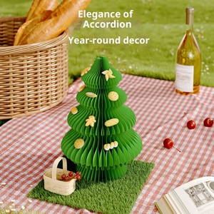 Creative Holiday Gift 3d Paper <strong>Christmas</strong> <strong>Tree</strong> Small Home Office Decoration <strong>Desktop</strong> Ornament Honeycomb Paper <strong>Christmas</strong> <strong>Tree</strong> - Product Image 4