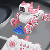 2025 plus récent Smart Robot chiens éducatifs jouets interactifs mécaniques Usb Rechargeable Rc Robot chien cascadeur voiture jouet