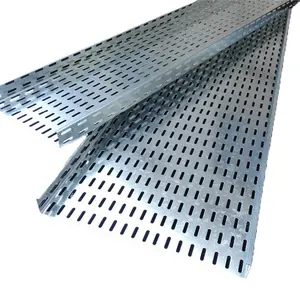 Qinkai factory price cable tray galvabond galvanized zinc plate perforated cable tray