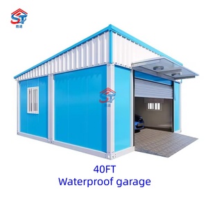 Chambres préfabriquées en conteneurs Maisons modulaires pour garages Porte enroulable - Product Image 3