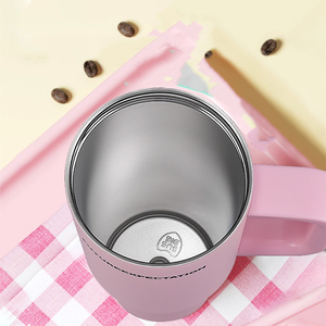 710ml Large <b>Handle</b> Tumbler Stainless Steel Vacuum Insulated Straw Cup Portable <b>Travel</b> Coffee Water <b>Mug</b> For Car Office Wholesale - Product Image 4