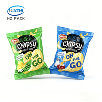 Sacs à fermeture centrale anti-humidité personnalisables de qualité alimentaire pour popcorn, chips, aliments pour bébés, aliments pour animaux de compagnie, gelée