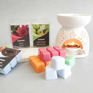 LITBRIGHT - Cubos de Cera Perfumada Personalizados con Forma de Concha, 6 Unidades, Aroma Intenso a Lavanda, Jazmín, Mango, Bayas y Sándalo - Product Image 1