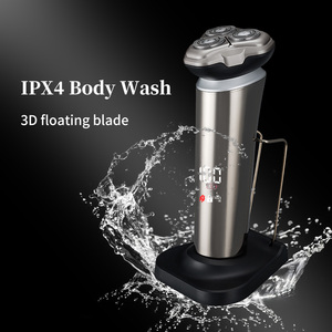<span class=keywords><strong>Afeitadora</strong></span> Masculina de Venta Directa de Fábrica, Diseño Inteligente Lavable IPX4, Recargable, Cuchilla Triple Rotatoria, Pantalla LED, Motor de <span class=keywords><strong>9000</strong></span> RPM - Product Image 3