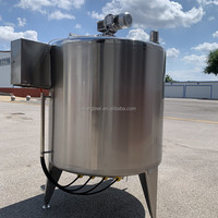 Pasteurisateur commercial 1000L en acier inoxydable 304 de qualité alimentaire, cuve de fermentation pour yaourt, jus et lait