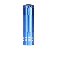 Lampe torche portative compacte en aluminium super lumineuse à 9 LED pour utilisation nocturne et cadeaux