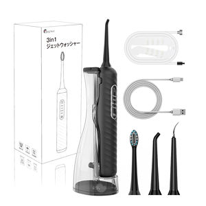 Hilo <span class=keywords><strong>Dental</strong></span> de agua portátil 2 en 1, <span class=keywords><strong>irrigador</strong></span> Oral inalámbrico para limpieza de dientes y hilo <span class=keywords><strong>dental</strong></span>, tanques reemplazables - Product Image 4