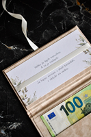 Enveloppes personnalisées élégantes en velours bordeaux avec dorure à chaud, écologiques, pour cartes-cadeaux de Noël, invitations de mariage