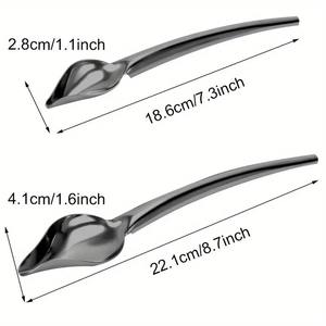 Outil multifonctionnel d'acier inoxydable de cuillère de cuisson de chef professionnel pour la décoration de gâteau de crème au chocolat dans la cuisine - Product Image 3