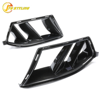 Conduits d'air avant en carbone sec pour BMW M3 G80 G82 G83 M4, garniture de ventilation de pare-chocs en fibre de carbone véritable, accessoires extérieurs double fente