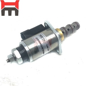 อะไหล่เครื่องจักรก่อสร้าง EC210B EC240B EC290B EC360B วาล์วโซลินอยด์หยุดเครื่องยนต์ดีเซลโลหะ - Product Image 4
