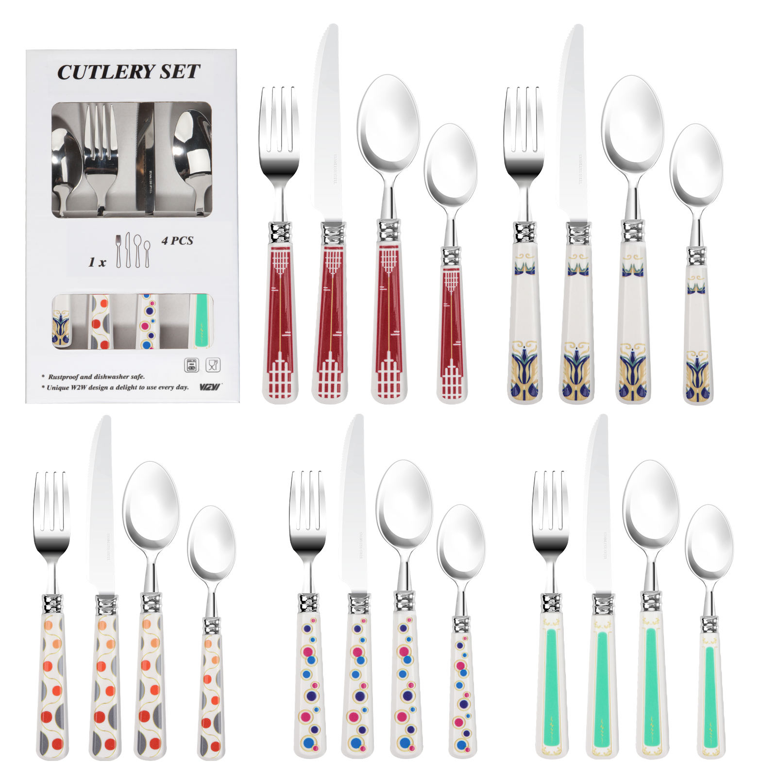 Stamp-4pcs/boîte de couleur