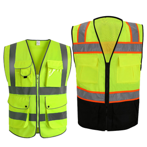 Sản Phẩm Hoàn Toàn Mới Áo Gi Lê An Toàn Hi Vis An Toàn Xây Dựng Phản Quang Thoải Mái Làm Mát Cho Công Nhân Dự Án Của Chính Phủ - Product Image 4