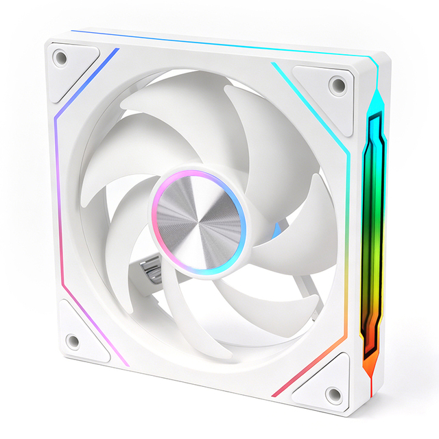 ARGB PC Fan 120mm 5V 3-Pin Addressable RGB LED PWM Quiet Cooling for Computer Case & CPU Radiator