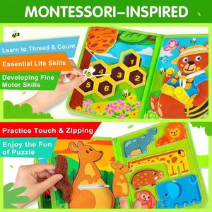 Libro de Fieltro de Nuevo Diseño, el Mejor Juguete Educativo de Viaje para Niños y Niñas, Regalo de Cumpleaños y Navidad - Product Image 5