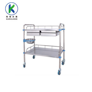 Other Medical Apparatus Hospital <strong>Dressing</strong> 304 Stainless Steel Treatment <strong>Trolley</strong> - Product Image 1