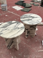 Table basse élégante en marbre, options de couleur noir/vert/brun, décoration élégante pour la maison