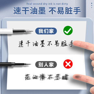ST Tip Pen <b>Refill</b> 0.5 Mm Black Quick Dry Gel <b>Ink</b> For School Office Use - Product Image 4